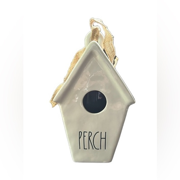 🪺RAE DUNN!! “PERCH” CERAMIC BIRDHOUSE!! SUPER CUTE!! GREAT CONDITION! - Picture 7 of 13